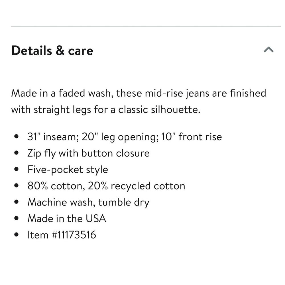 Mother Superior Maven Skimp Mid-Rise Jeans in Big Tipper. Wide Leg. Size 28 NWTs - Picture 9 of 10